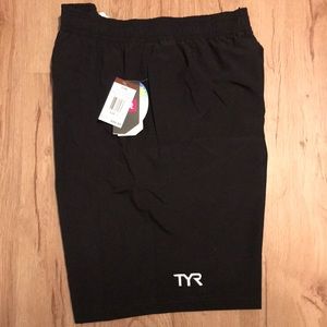 TRY Black quick dry swim/athletic shorts